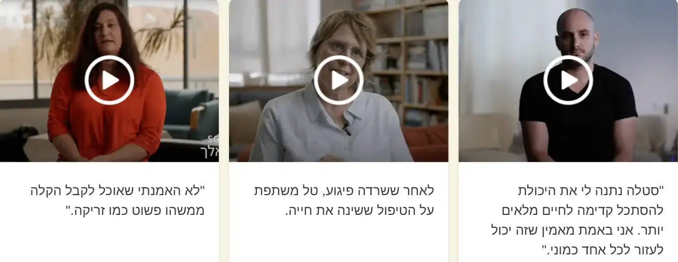 עדויות מטופלים על הטיפול בסטלה סנטר ישראל